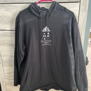 Adidas Black Hoodie with Logo